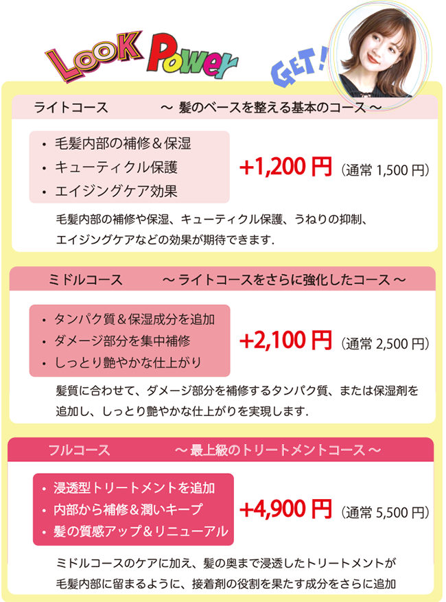 lookメニュー