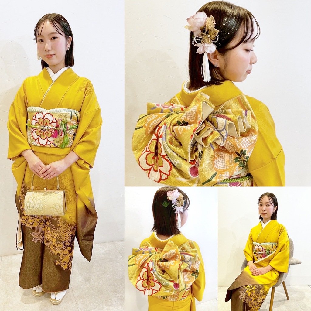 貝塚成人式の着付け・ヘアセット