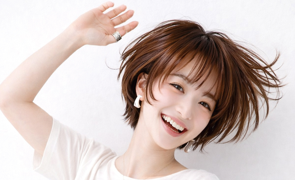 Gパン両手あげる