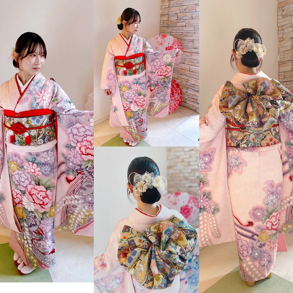 泉佐野成人式の着付け・ヘアセット