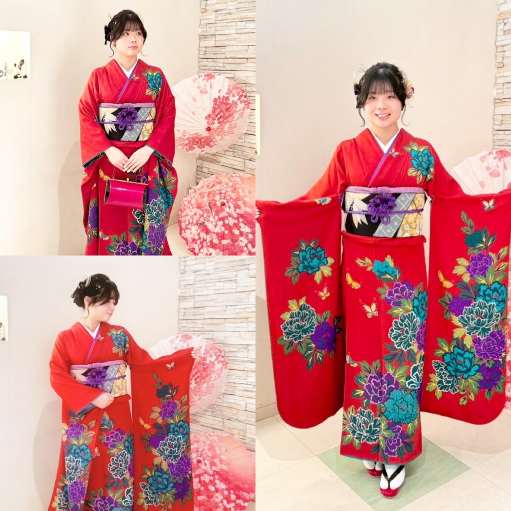 泉佐野成人式の着付け・ヘアセット