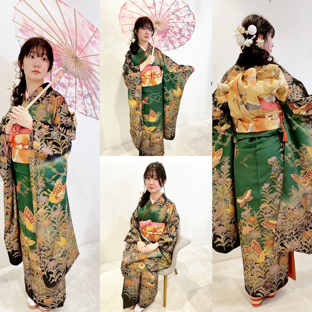 貝塚成人式の着付け・ヘアセット